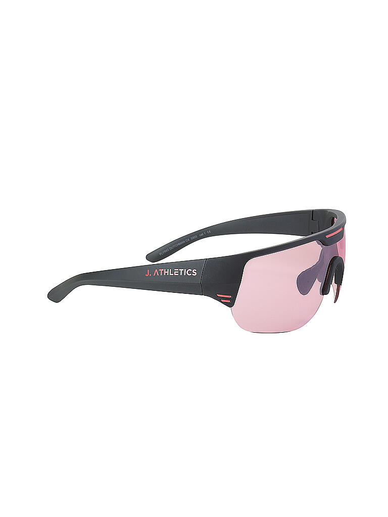 J.ATHLETICS EYEWEAR | Sportbrille Dutchman Matt Black/Heat | schwarz