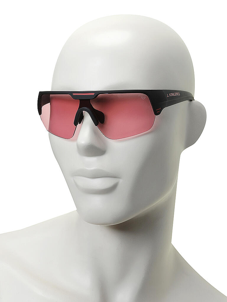 J.ATHLETICS EYEWEAR | Sportbrille Dutchman Matt Black/Heat | schwarz