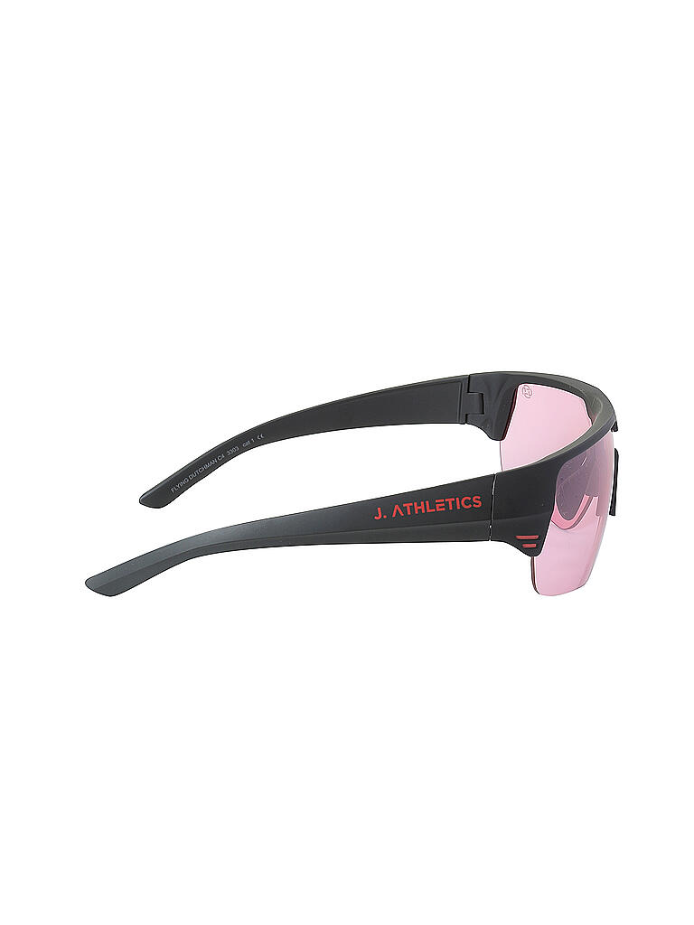 J.ATHLETICS EYEWEAR | Sportbrille Dutchman Matt Black/Heat | schwarz