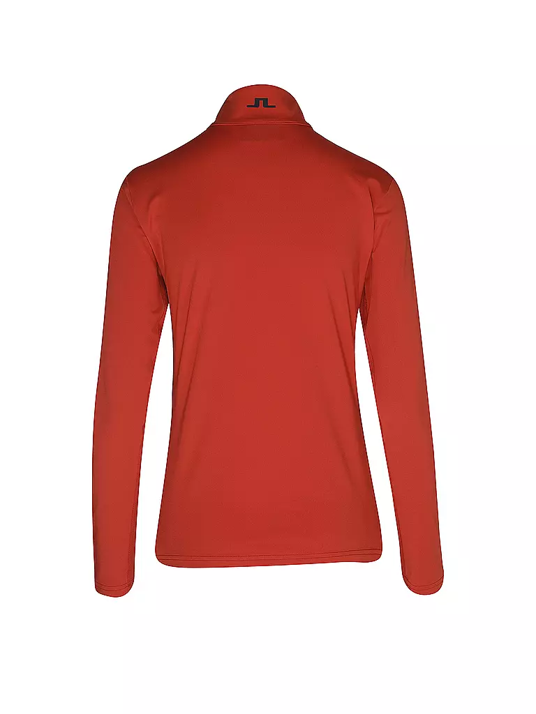 J.LINDEBERG | Damen Unterzieh Zipshirt Lauryn | rot