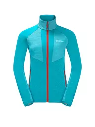 JACK WOLFSKIN | Damen Fleecejacke Blattsteig  | türkis