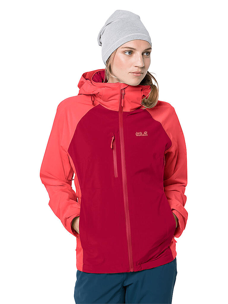 JACK WOLFSKIN | Damen Hardshelljacke Mount Emin | rot