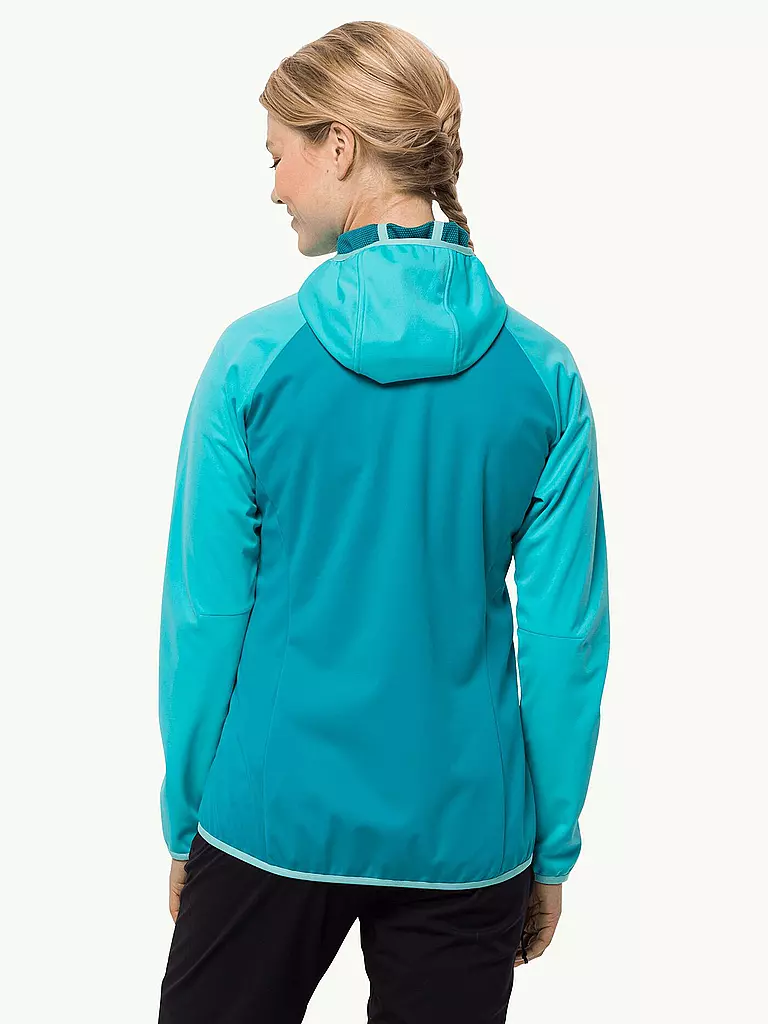 JACK WOLFSKIN | Damen Softshell Jacke Go Hike | türkis