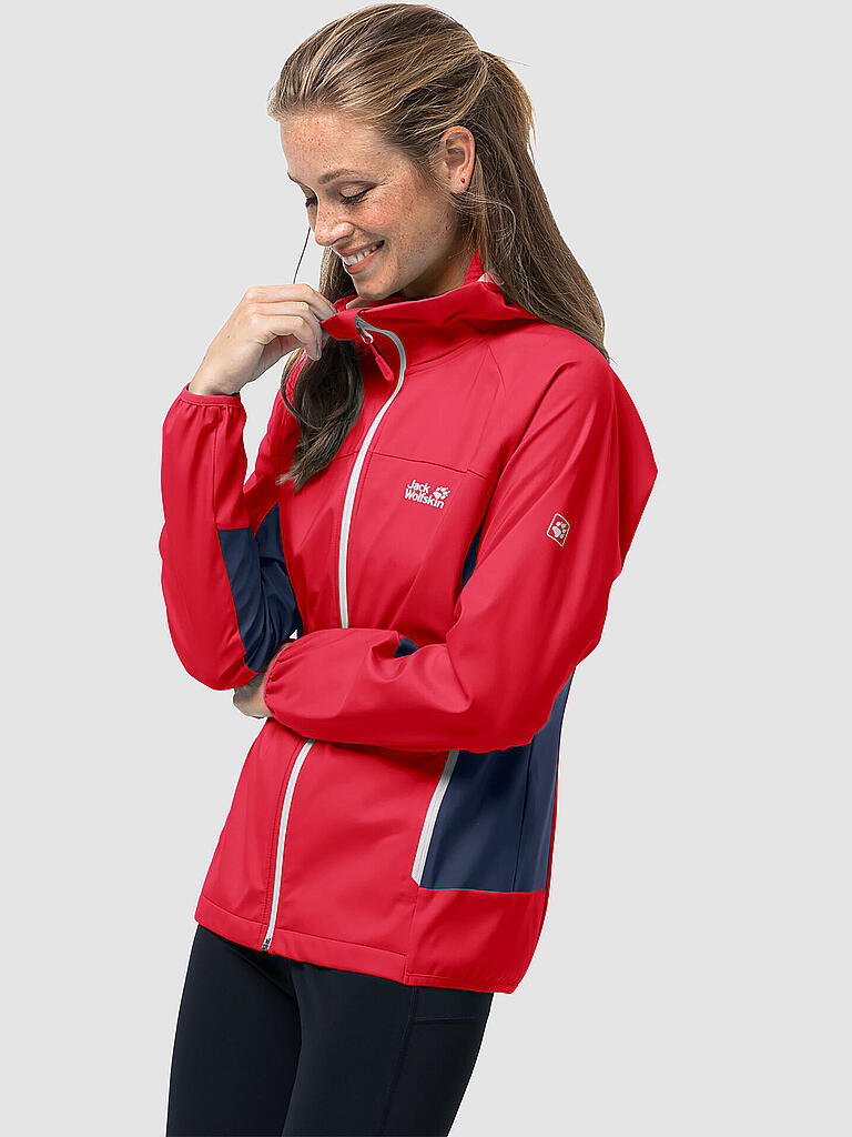 JACK WOLFSKIN | Damen Softshelljacke Eagle Peak 2 | rot