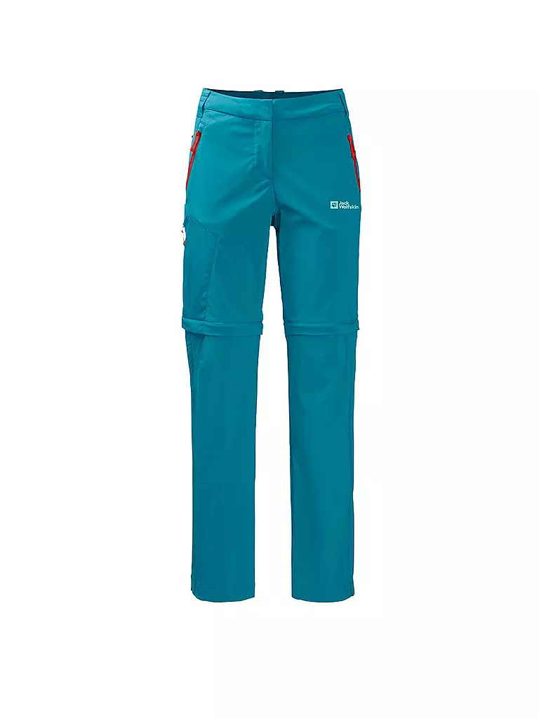 Off JACK Damen Wanderhose Zip türkis WOLFSKIN Glastal