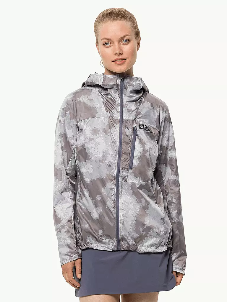 JACK WOLFSKIN | Damen Windjacke Prelight Windbreaker | hellgrau