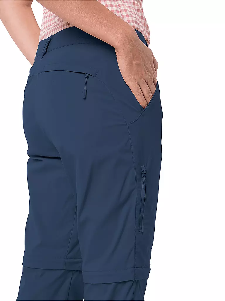 JACK WOLFSKIN | Damen ZipOff Softshellhose Activate Light | blau