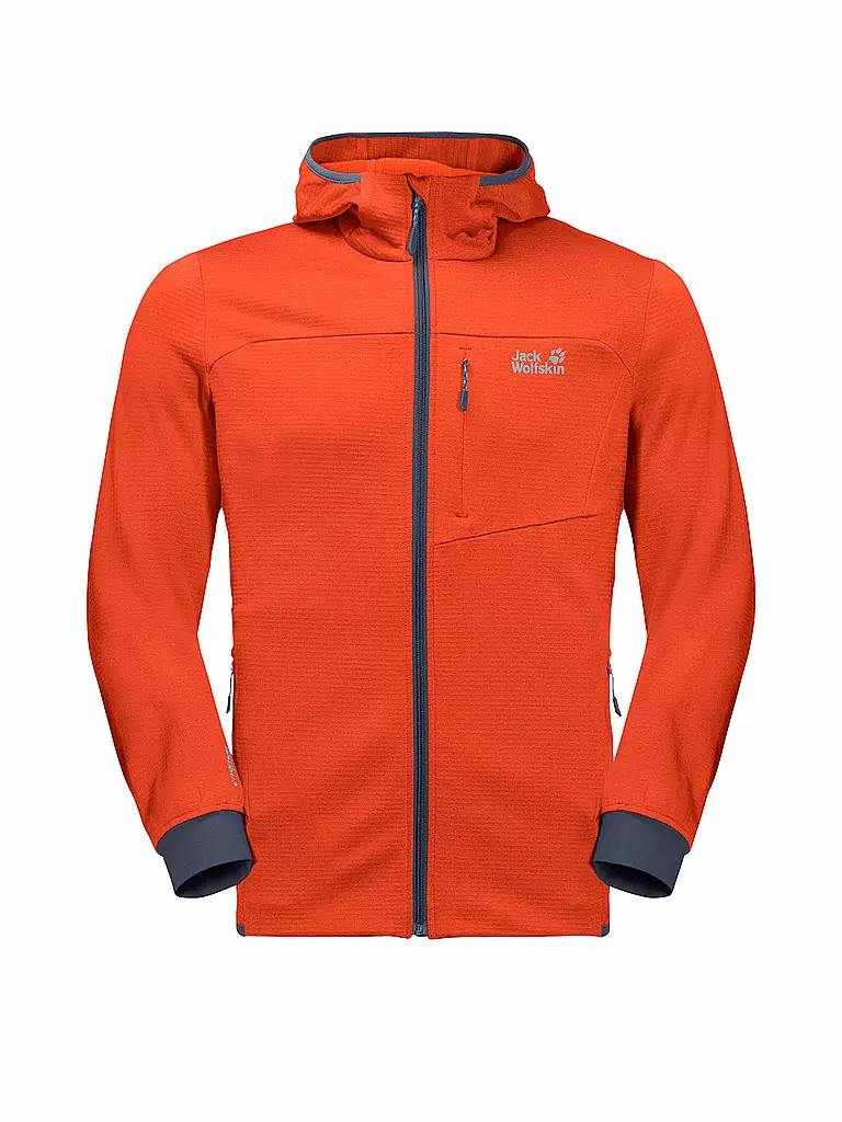 JACK WOLFSKIN | Herren Fleecejacke Hydro Grid | orange