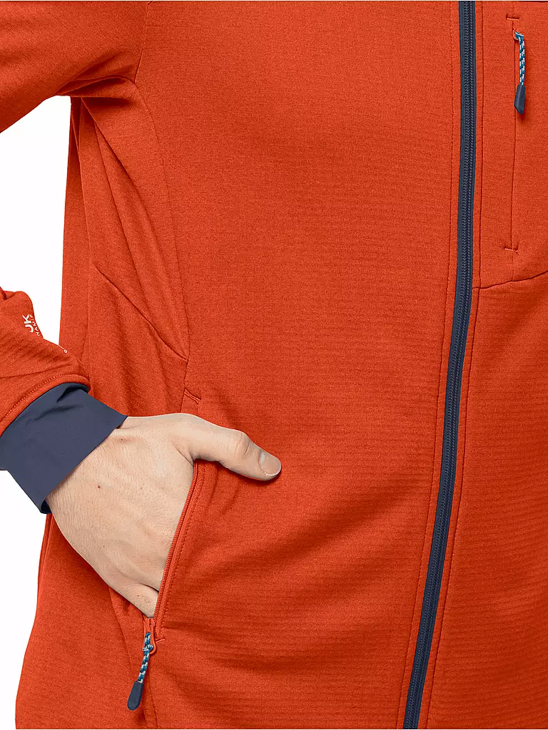 JACK WOLFSKIN | Herren Fleecejacke Hydro Grid | orange