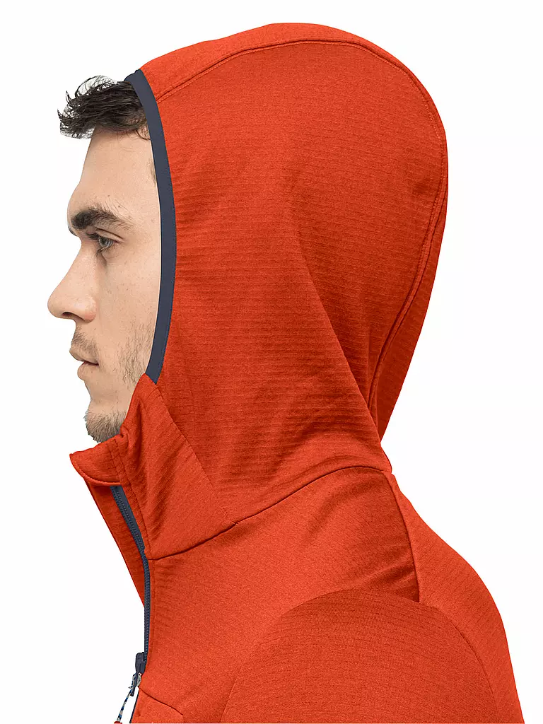 JACK WOLFSKIN | Herren Fleecejacke Hydro Grid | orange