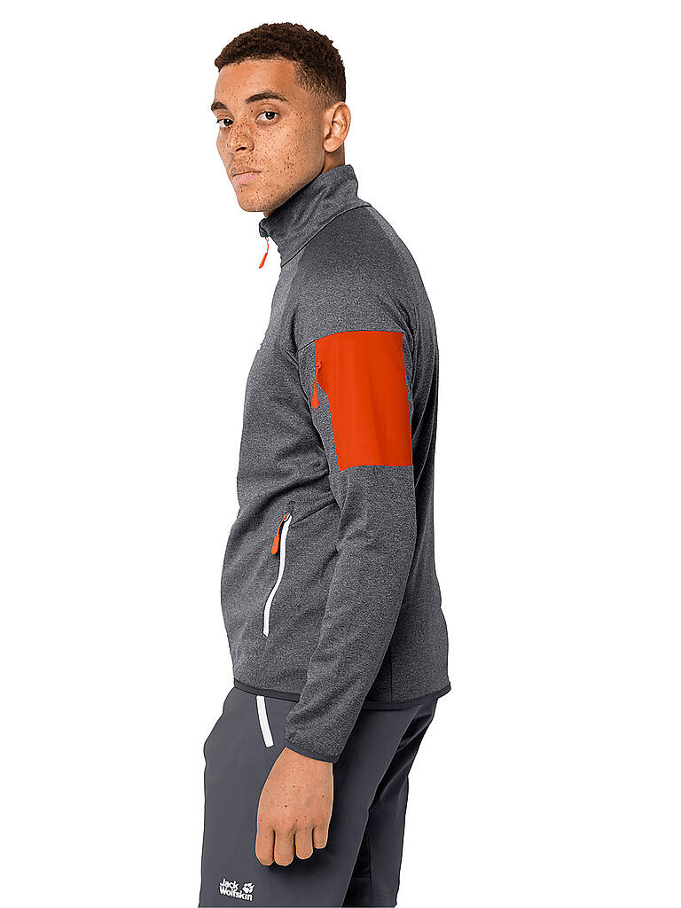 JACK WOLFSKIN | Herren Fleecejacke Milford | grau