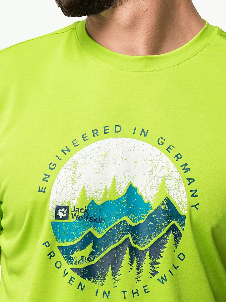 JACK WOLFSKIN | Herren Funktionsshirt Hiking Graphic | grün