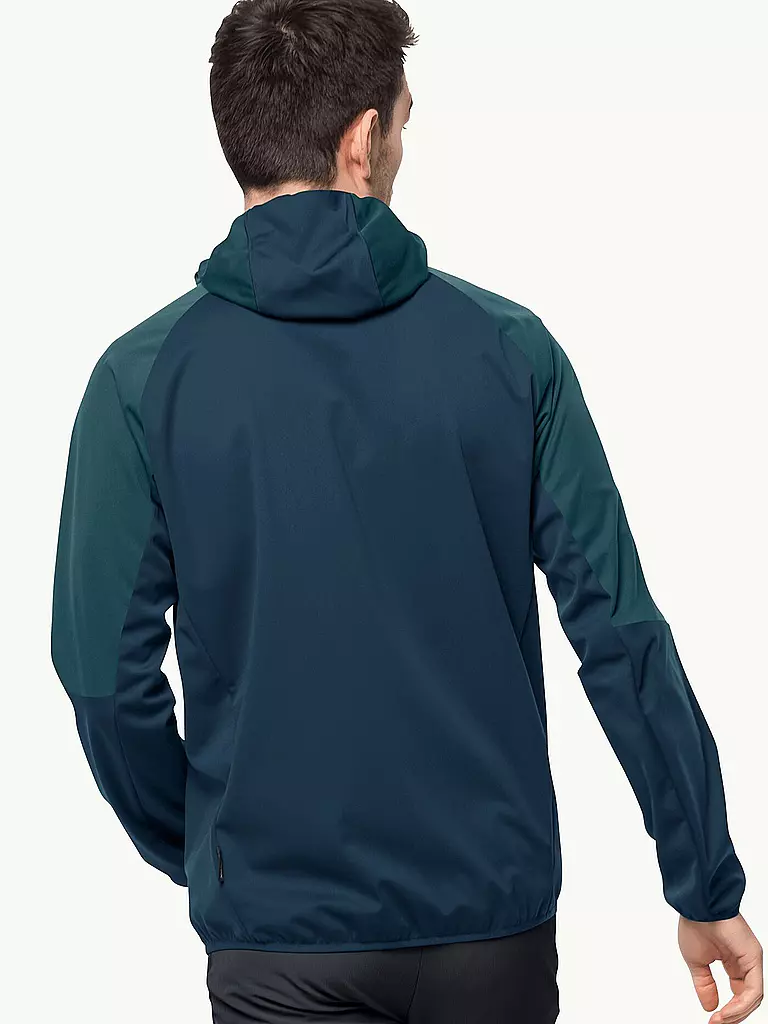 JACK WOLFSKIN | Herren Softshelljacke Feldberg Hoodie | dunkelblau