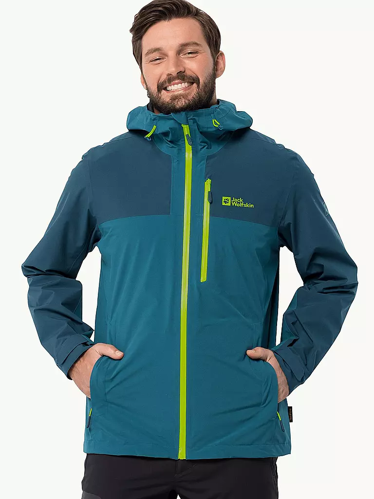 JACK WOLFSKIN | Herren Wanderjacke Go Hike Hoodie | dunkelblau