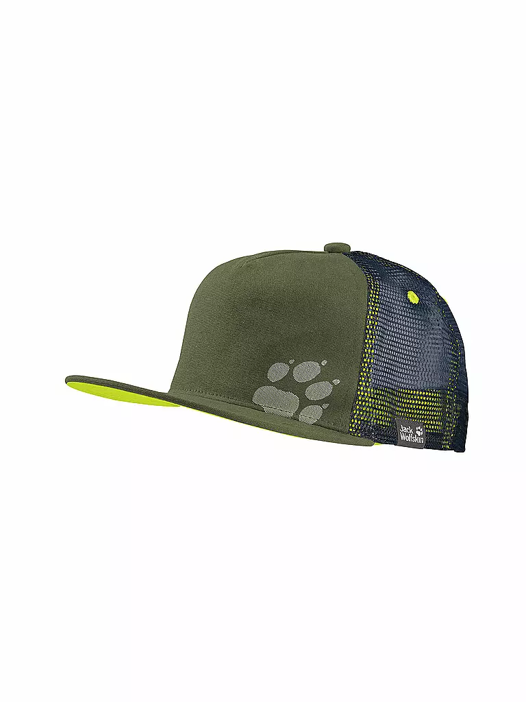 JACK WOLFSKIN | Kinder Kappe Rib Paw Cap | olive