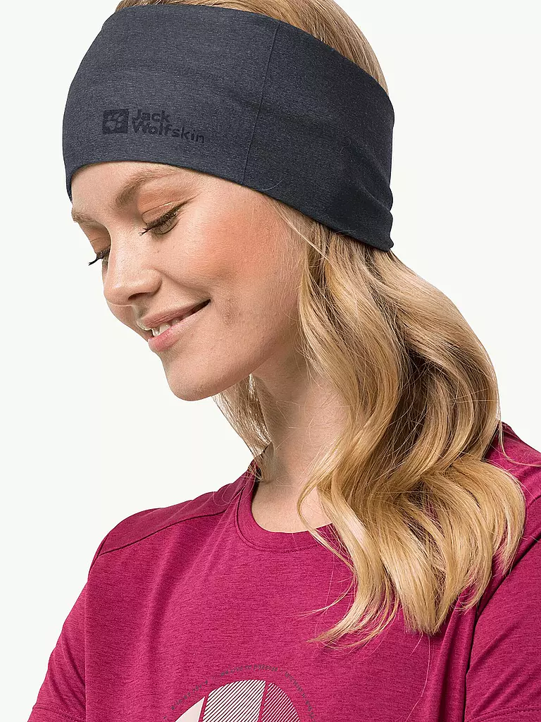 JACK WOLFSKIN | Stirnband Breez  | schwarz