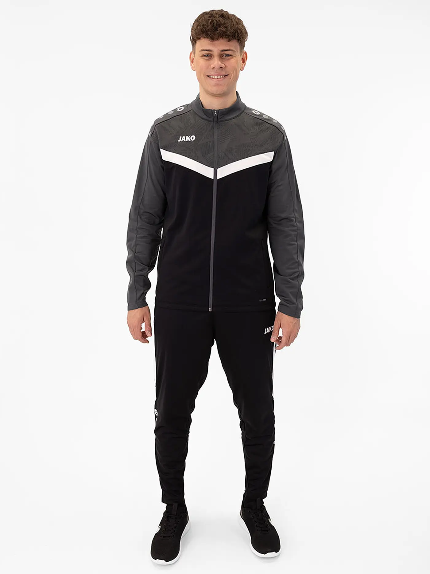 JAKO | Herren Trainingsjacke Poly Iconic | schwarz