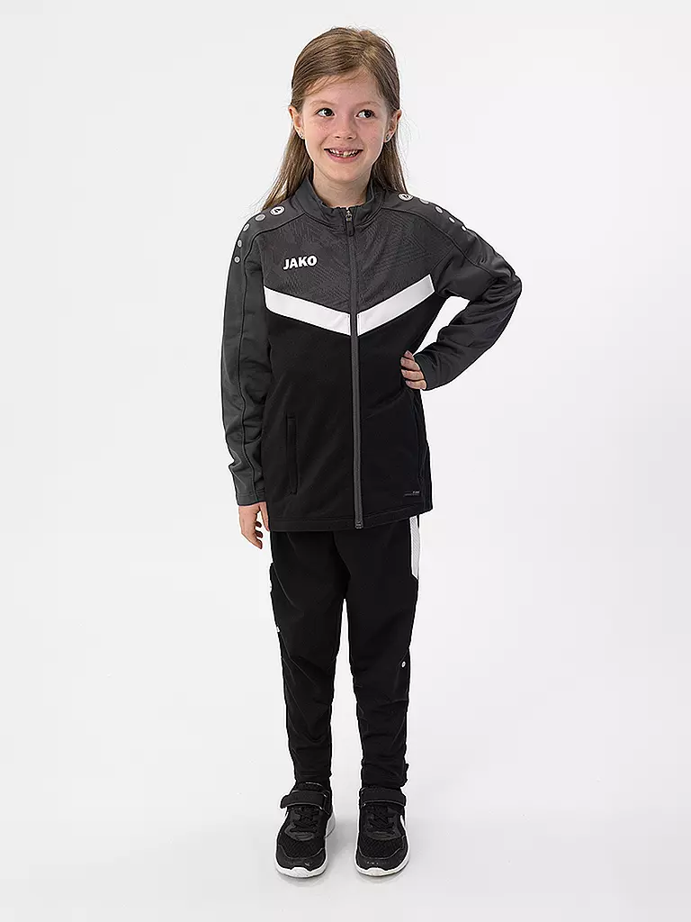 JAKO | Kinder Trainingsjacke Poly Iconic | schwarz