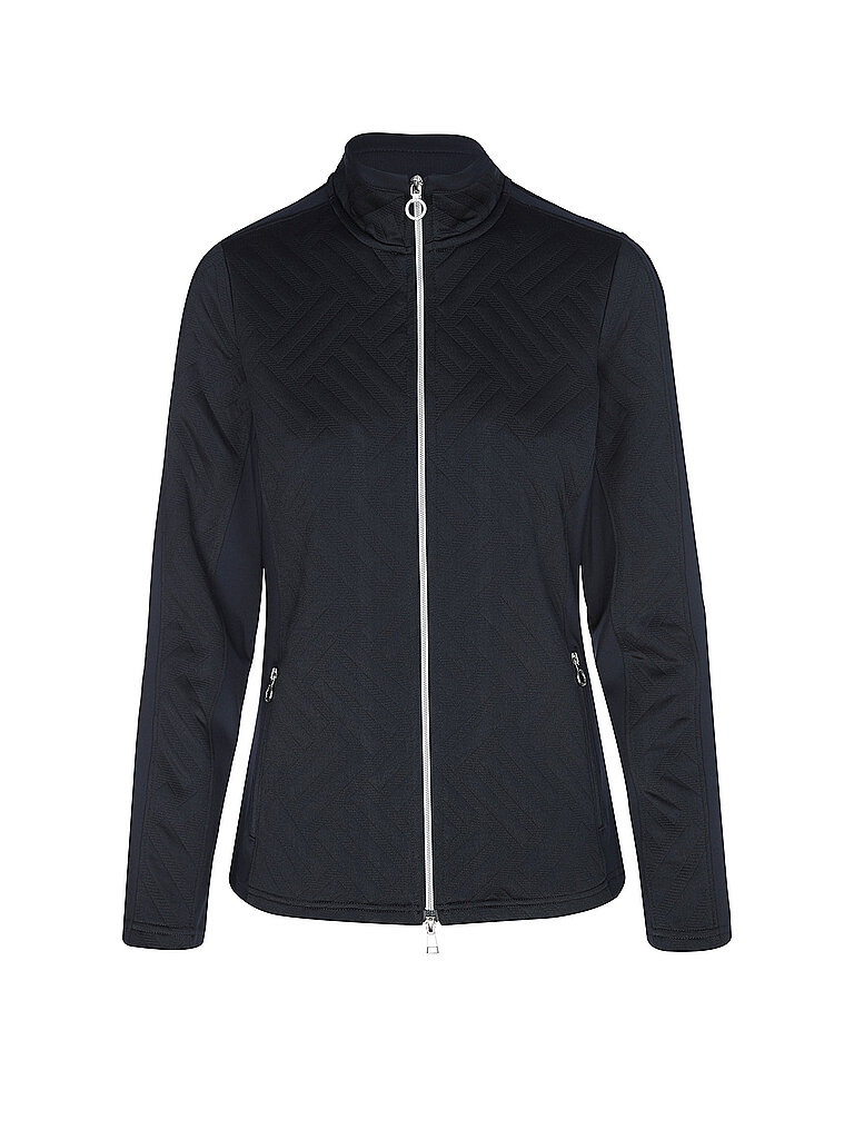 JOY sportswear Sportjacke Stehkragen 100% Polyester Dunkelblau