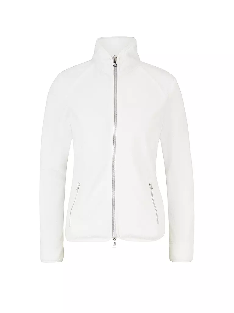 JOY SPORTSWEAR | Damen Fleecejacke Malena Flausch | weiss