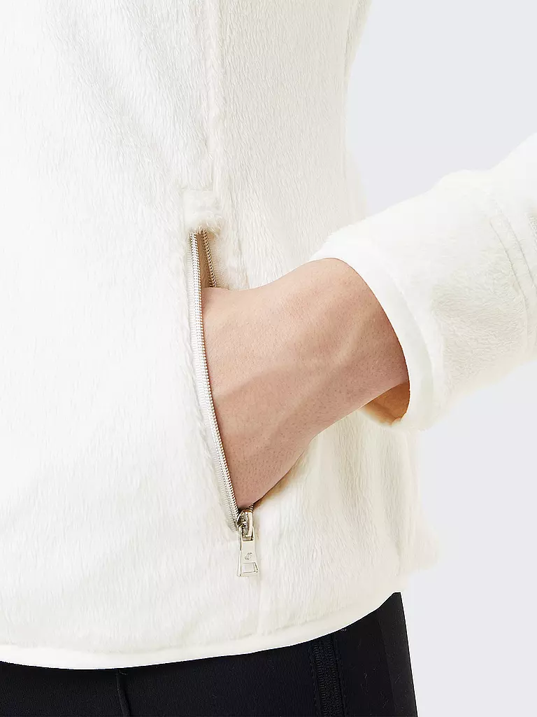 JOY SPORTSWEAR | Damen Fleecejacke Malena Flausch | weiss