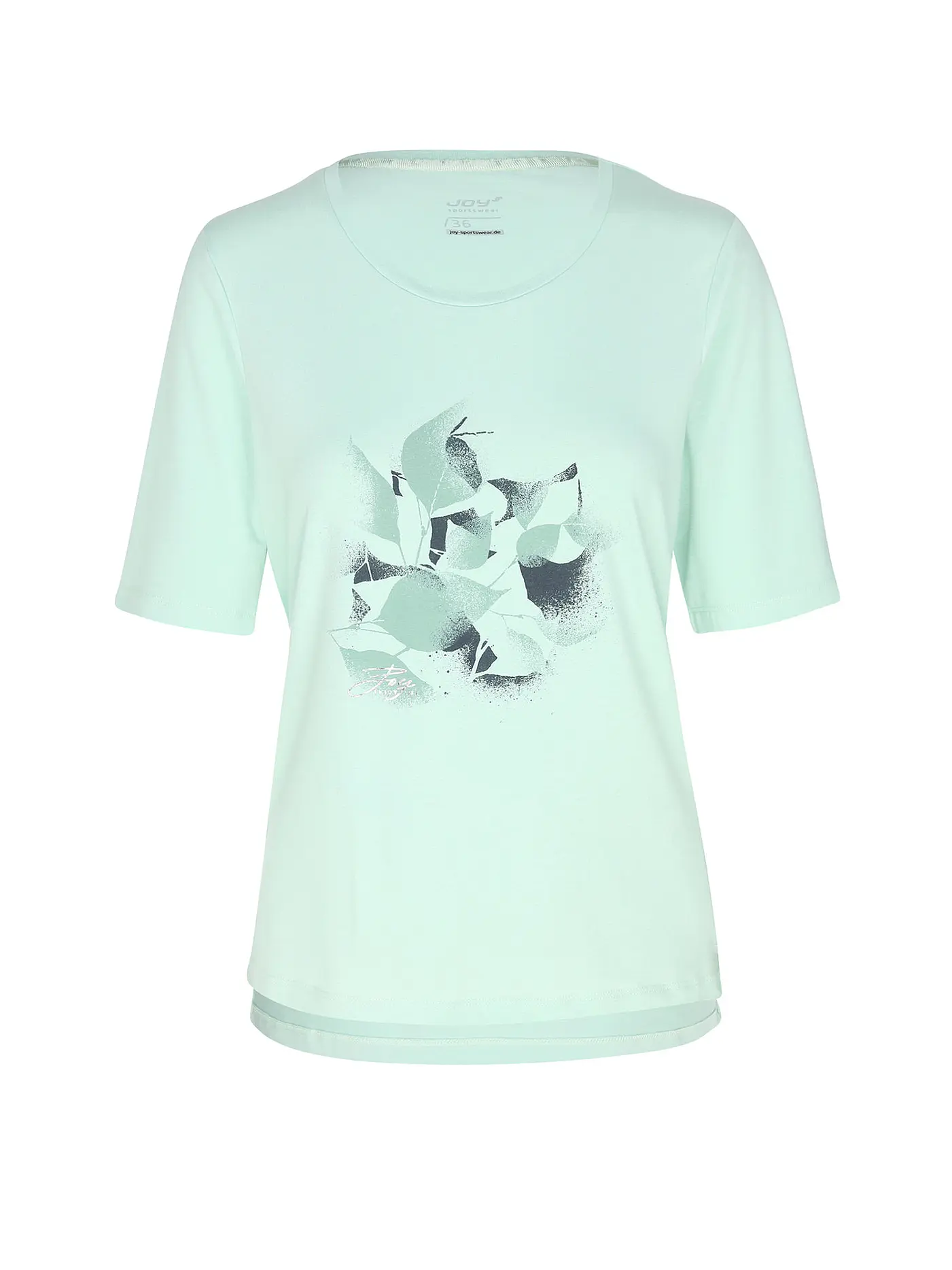 JOY SPORTSWEAR | Damen T-Shirt Melanie Flower Print | mint