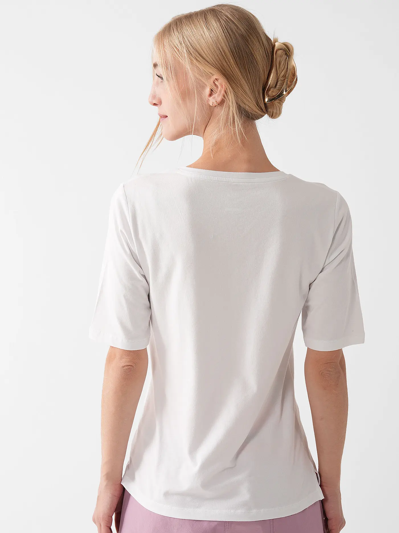 JOY SPORTSWEAR | Damen T-Shirt Melanie Flower Print | weiss