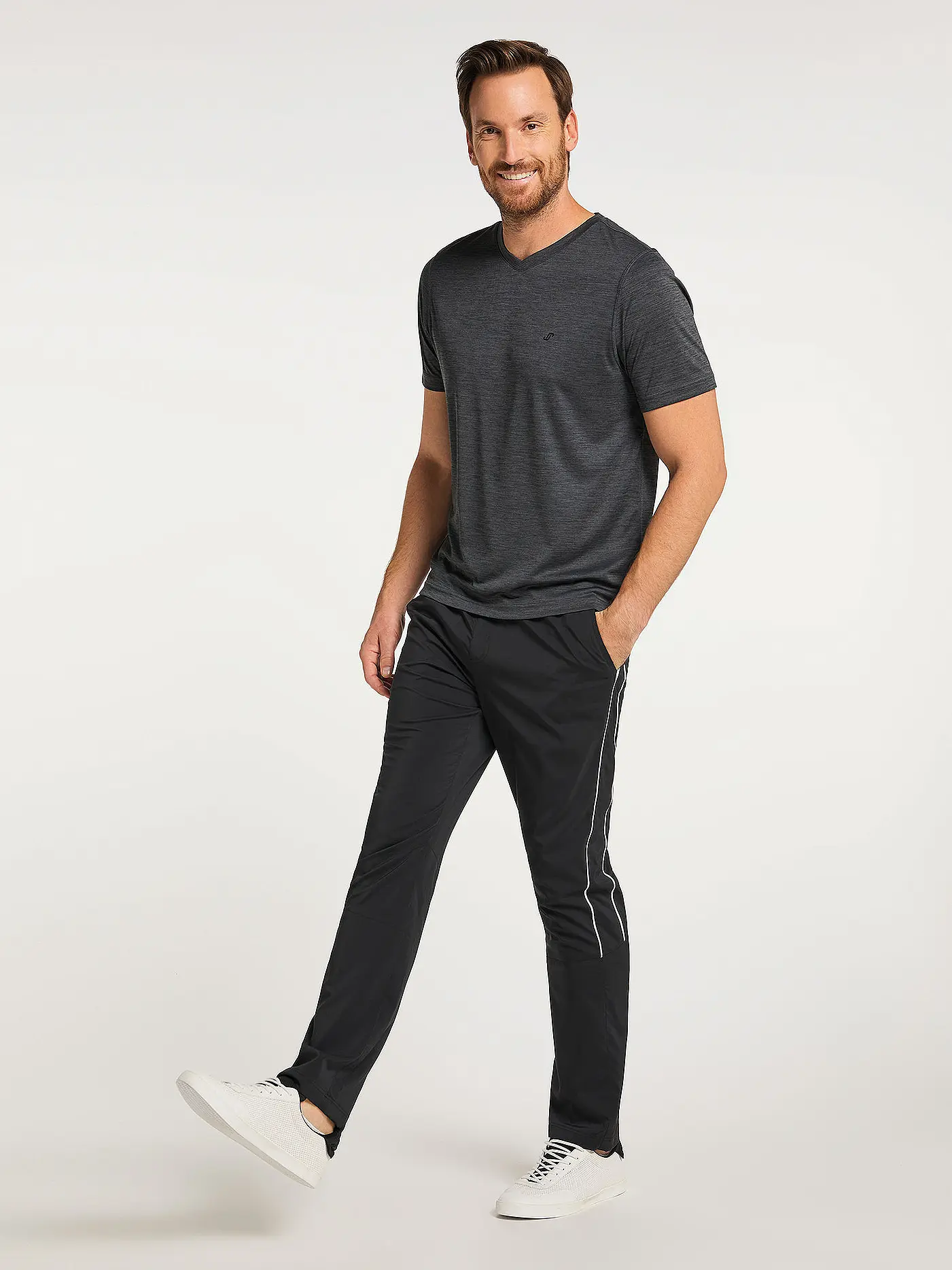JOY SPORTSWEAR | Herren Jogginghose Linus | schwarz
