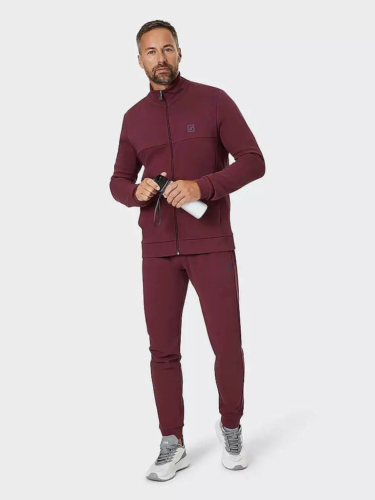 JOY SPORTSWEAR | Herren Sweatjacke Miguel | dunkelrot