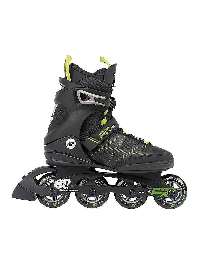 Herren Inlineskates F.I.T. 80 Pro schwarz 44 M