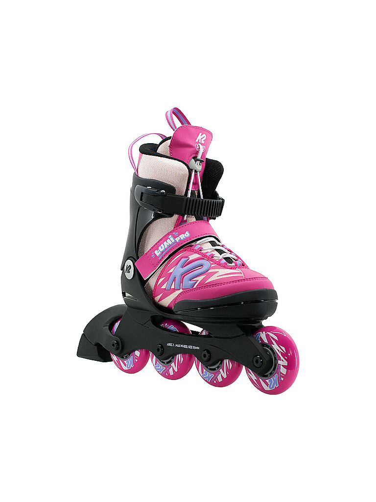 Mädchen Inlineskates Eddie Lumi Pro pink 32-37 B