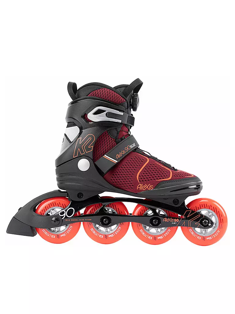 K2 | Damen Inlineskates Alexis 90 Boa | rot