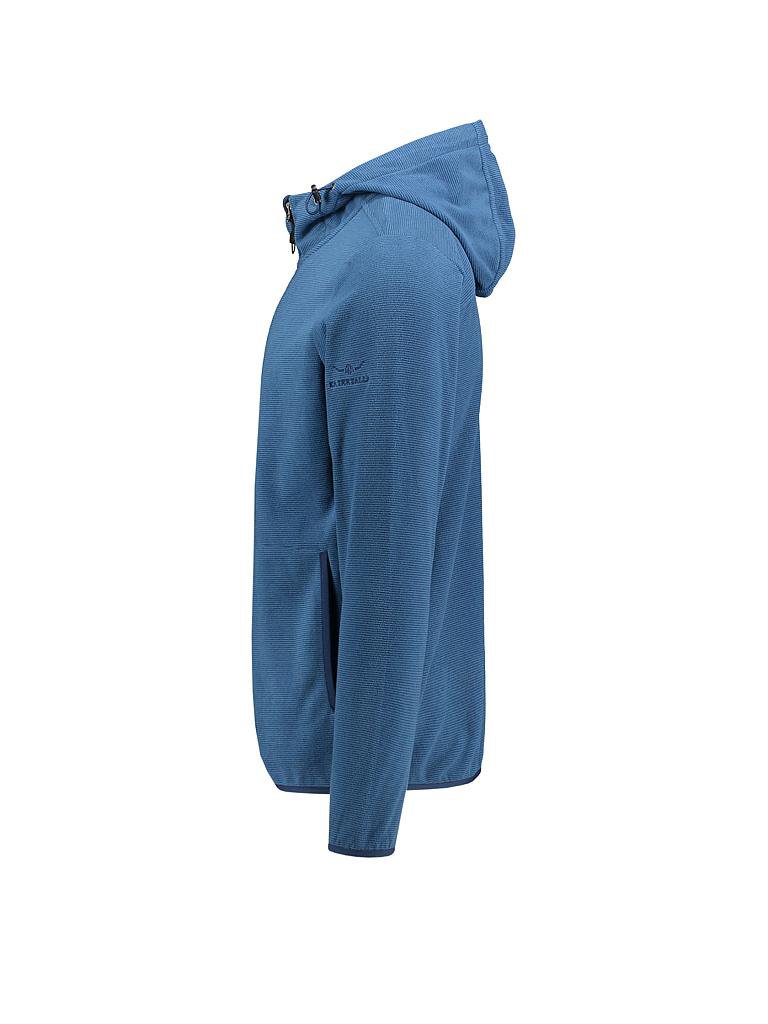 KAIKKIALLA | Herren Fleecejacke Valdemar Hoody | blau