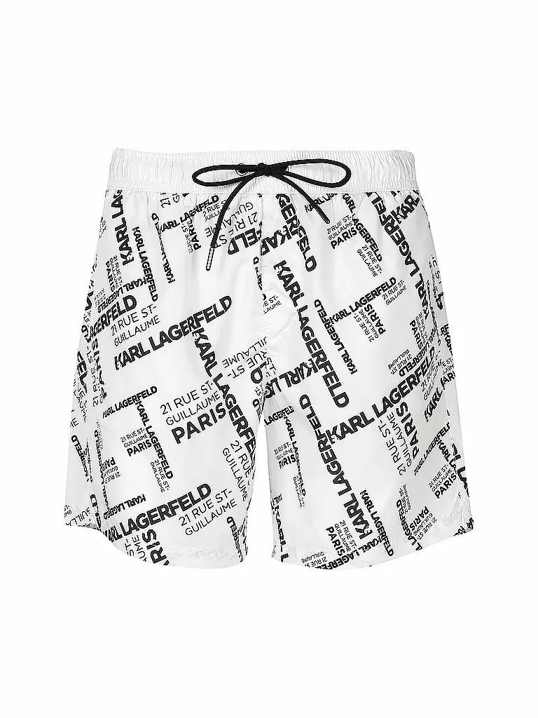 KARL LAGERFELD | Herren Badeshort | schwarz