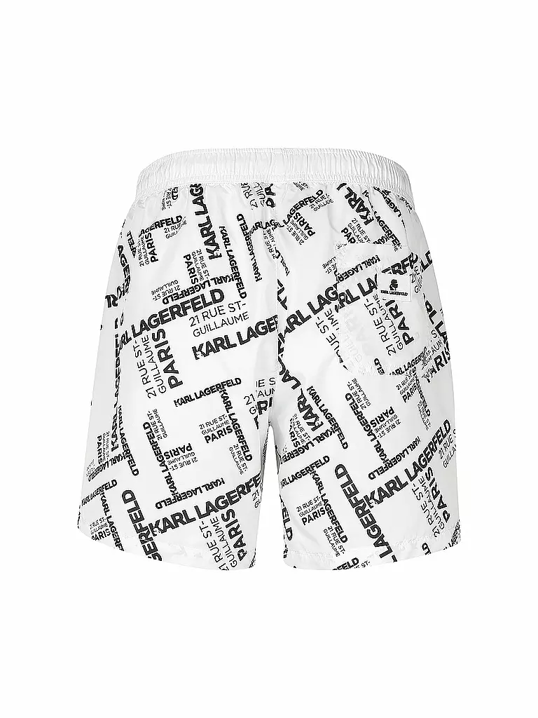 KARL LAGERFELD | Herren Badeshort | schwarz