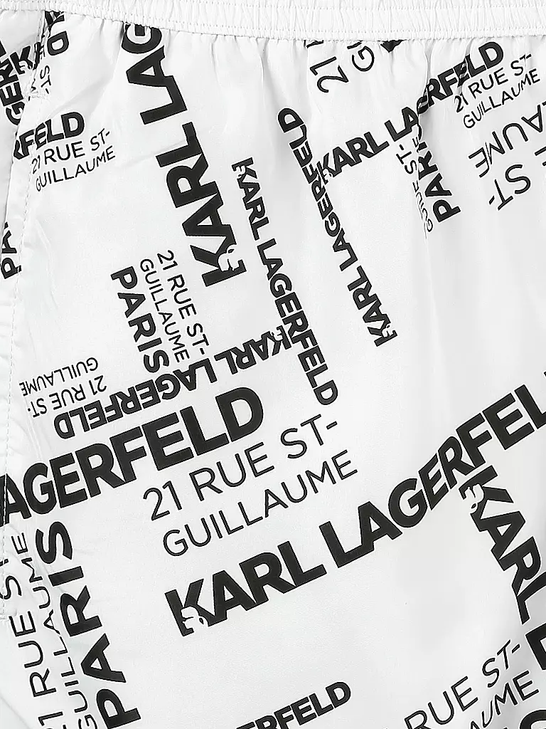 KARL LAGERFELD | Herren Badeshort | schwarz