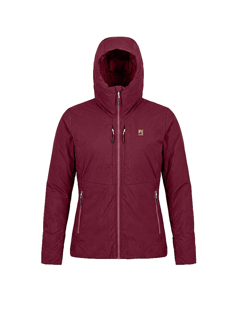 KARPOS Damen Touren Softshelljacke Ra Stua Hoodie dunkelrot | M