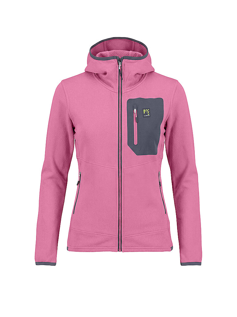 KARPOS Damen Touren Fleecejacke Antermoia Hoodie pink | S