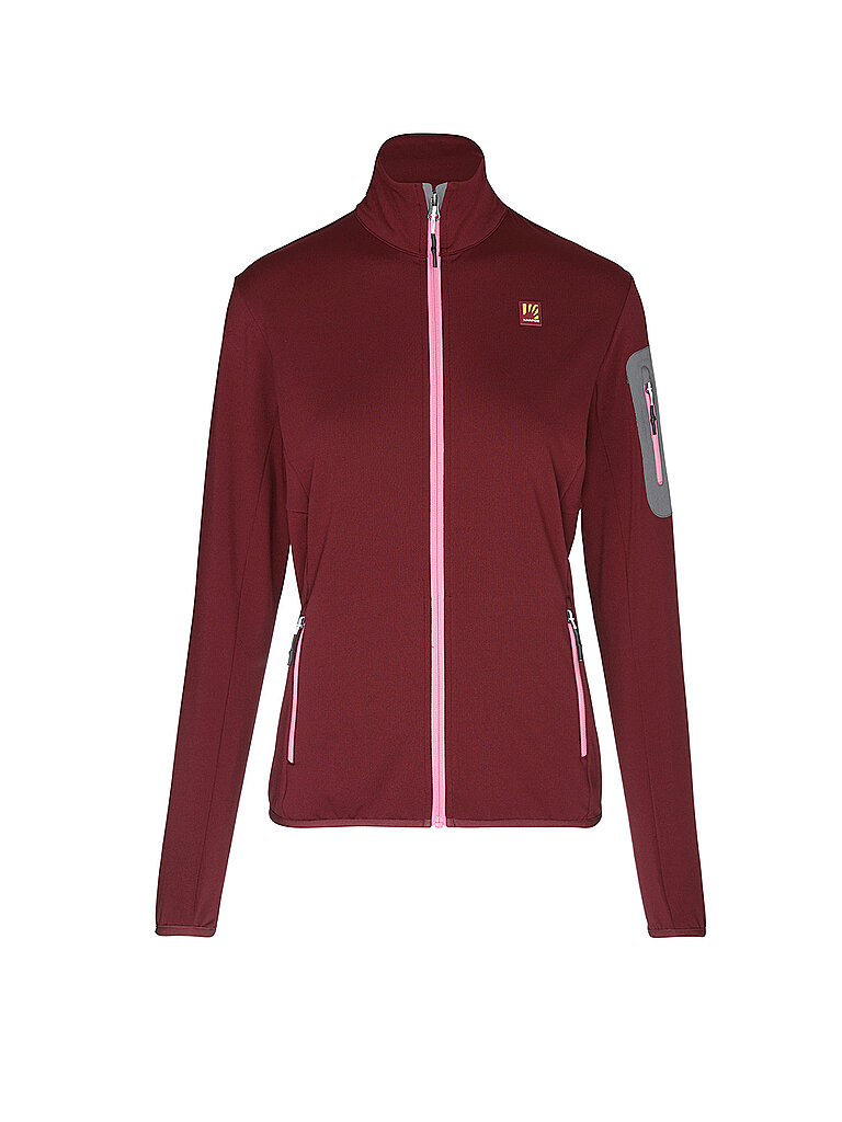 KARPOS Damen Touren Fleecejacke Bigontina Tech dunkelrot | XS