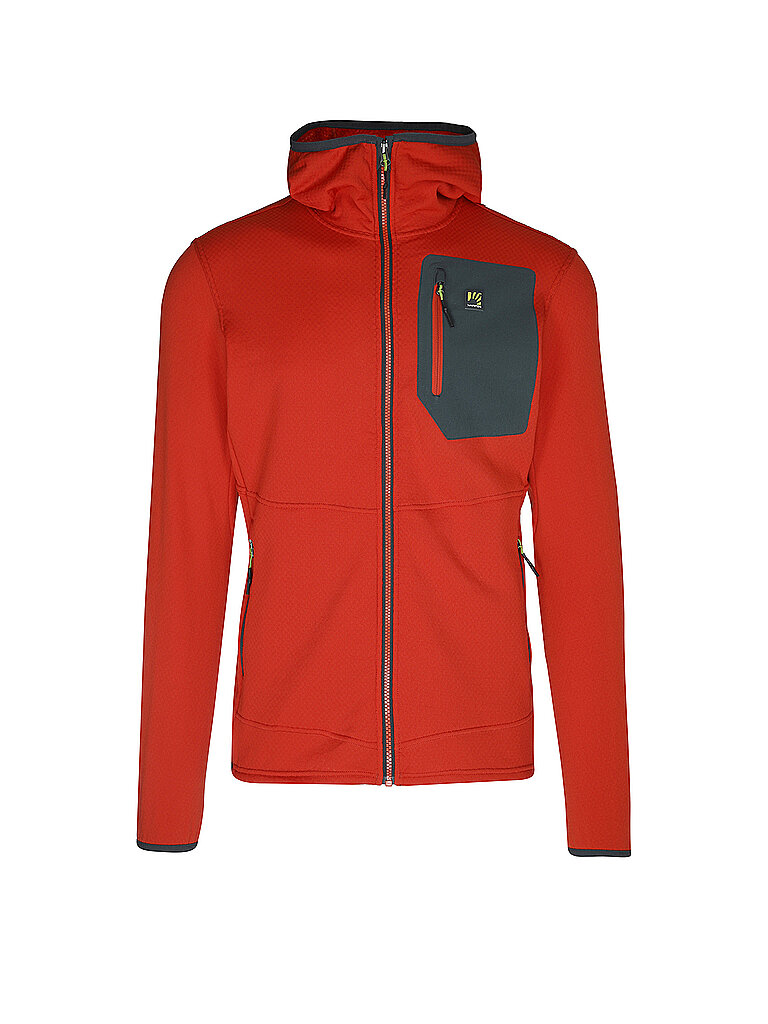 KARPOS Herren Fleecejacke Antermoia Hoodie rot | L