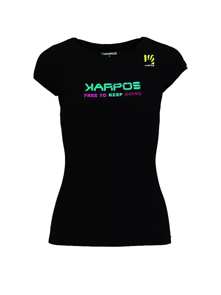 KARPOS | Damen Funktionsshirt Val Federia | schwarz