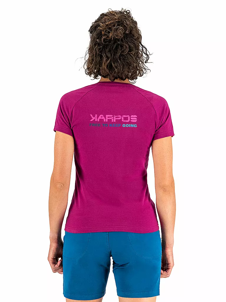 KARPOS | Damen T-Shirt Astro Alpino | rosa