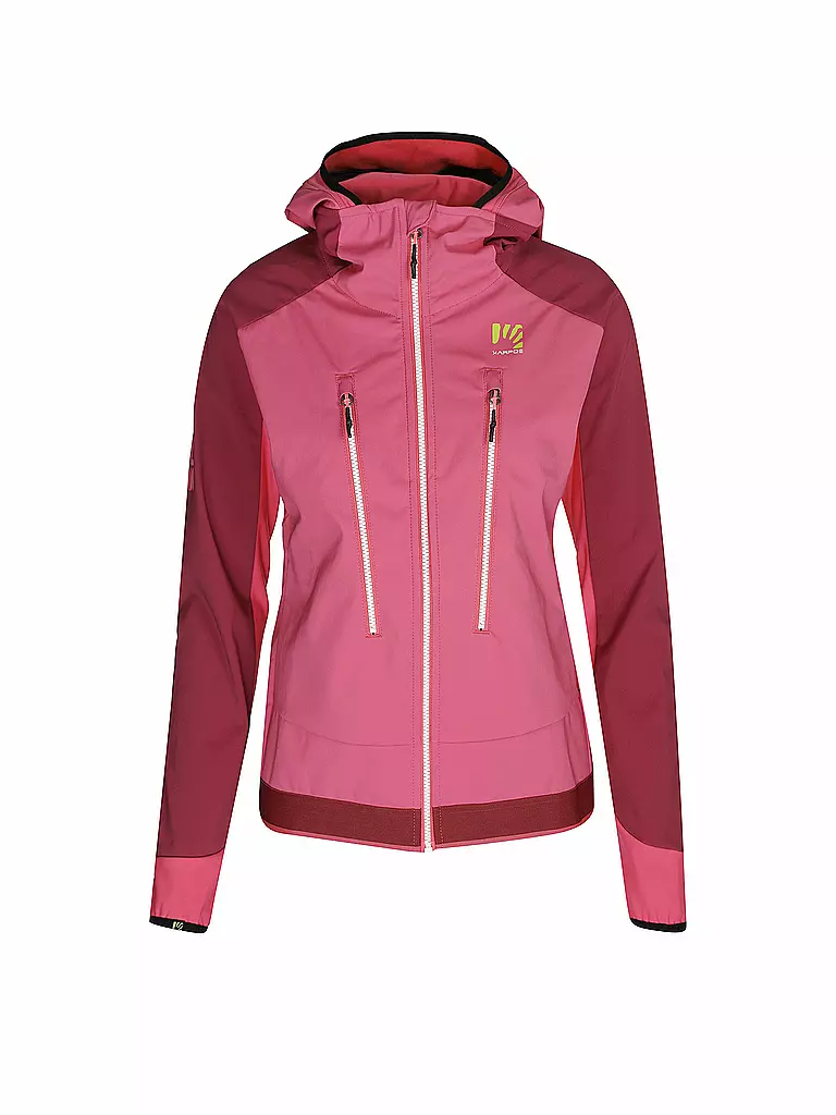 KARPOS | Damen Touren Hybridjacke Piz Balu Hoodie | pink