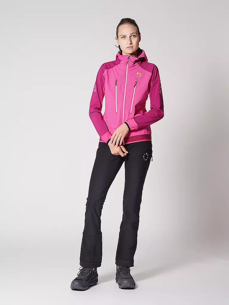 KARPOS | Damen Touren Hybridjacke Piz Balu Hoodie | pink