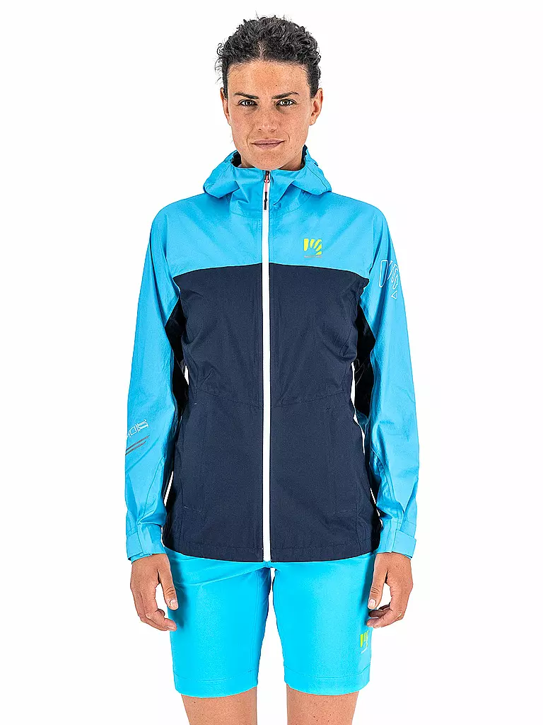 KARPOS | Damen Wanderjacke Lot Rain Hoodie | blau