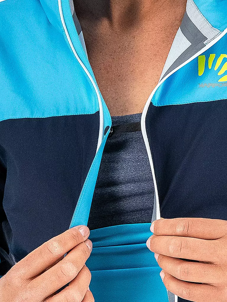 KARPOS | Damen Wanderjacke Lot Rain Hoodie | blau