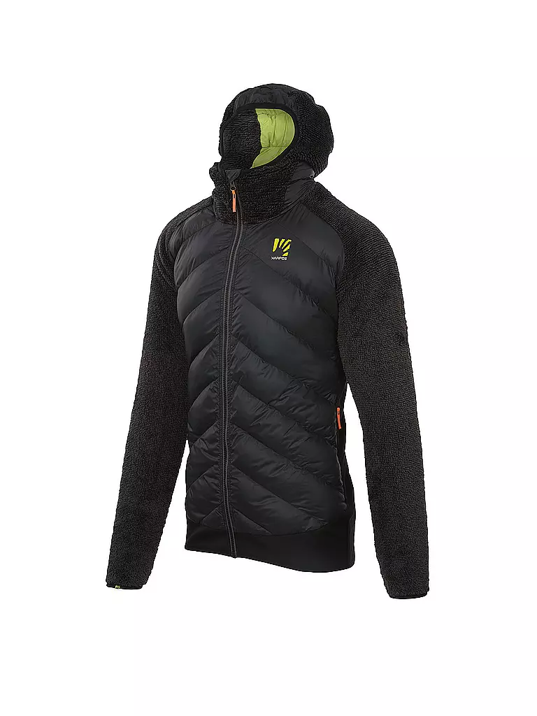 KARPOS | Herren Fleece Hybridjacke Marmarole | schwarz