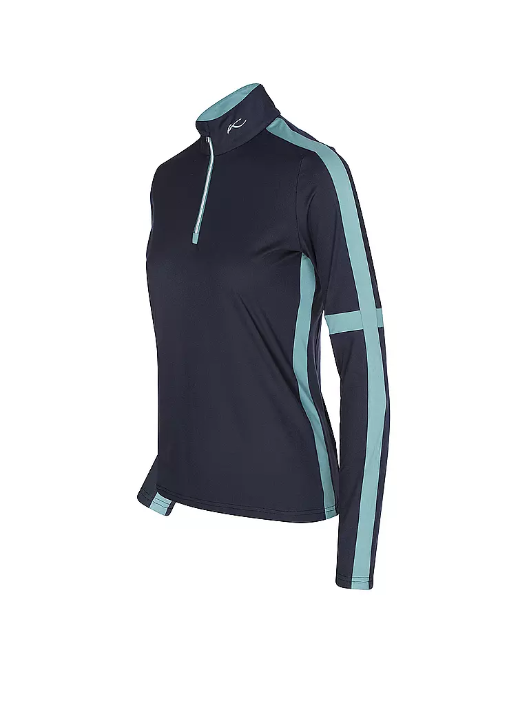 KJUS | Damen Ski Unterzieher Race Midlayer Half-Zip | dunkelblau