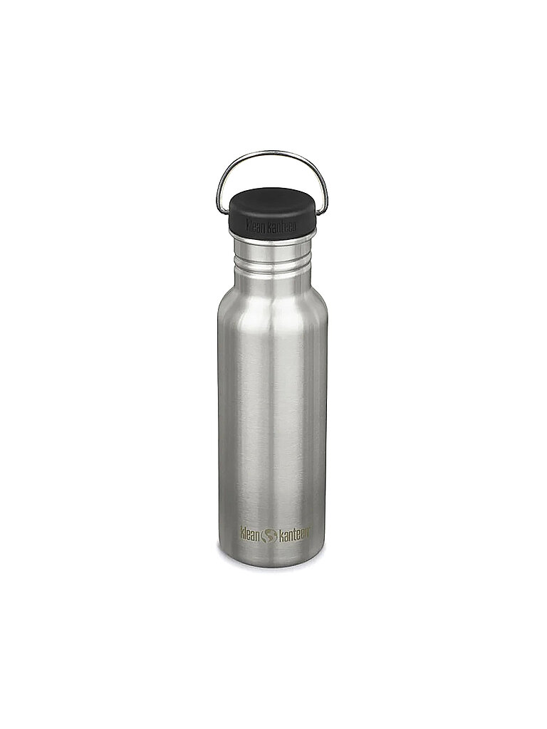 KLEAN KANTEEN Trinkflasche Classic 800ml Loop Cap silber