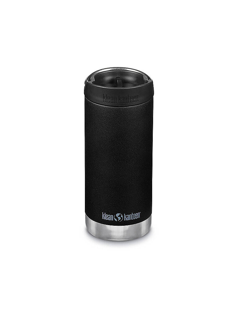 KLEAN KANTEEN Edelstahl Isolierflasche TKWide 355ml Café Cap Black schwarz